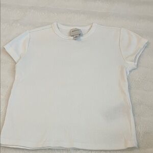 Maeve White Short Sleeve Tee